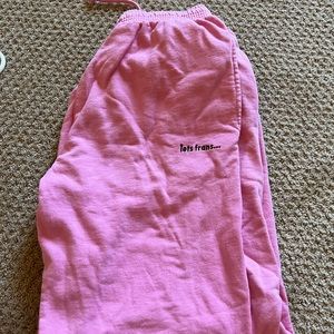Urban Outfitters iets frans pink sweatpants